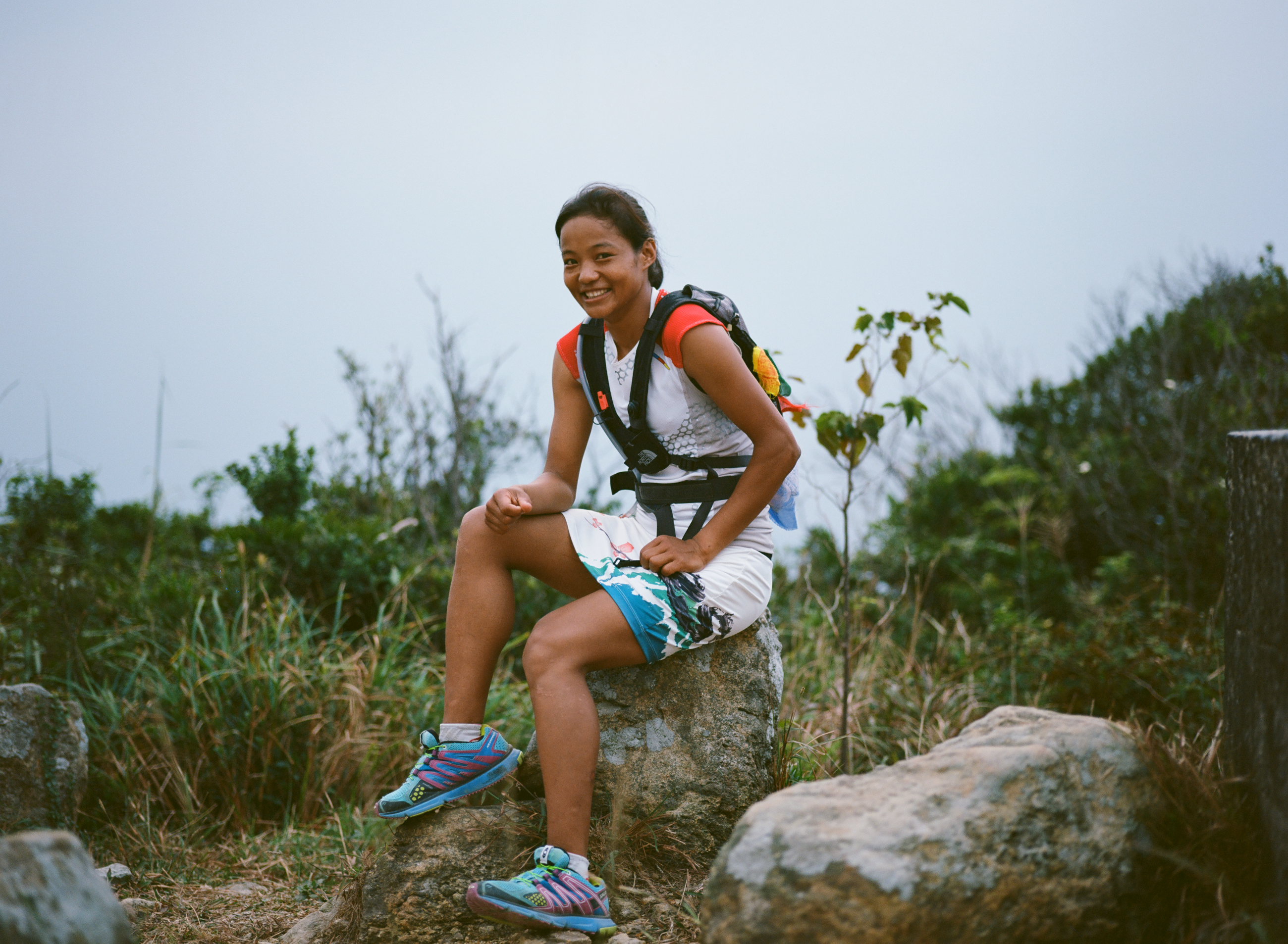 Nepalese Mountain Runner: Mira Anurag - true skin tones captured on Kodak Ektra 100 with a Mamiya 645